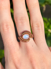 Load image into Gallery viewer, Rainbow Moonstone Ring
