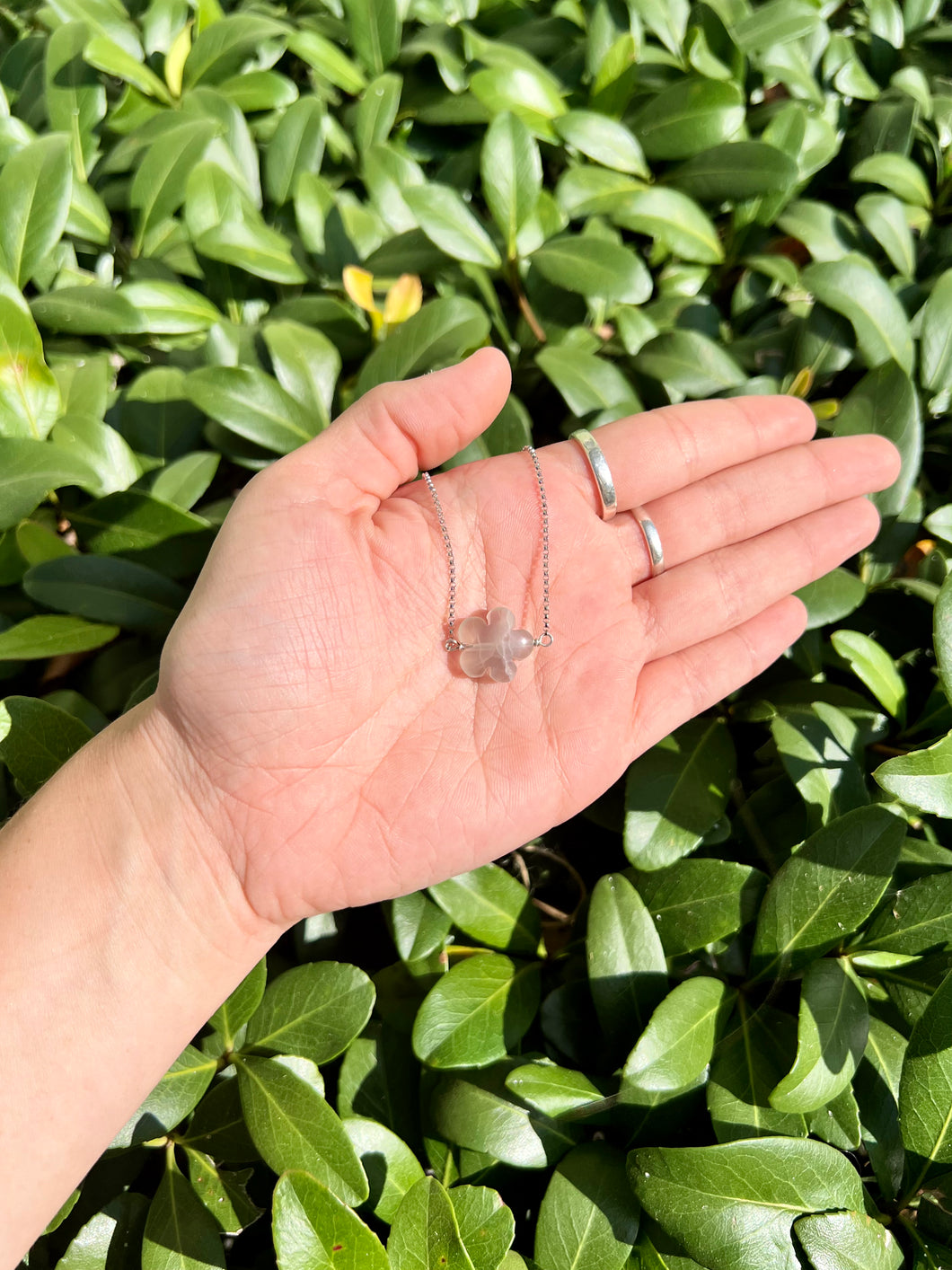 Rainbow fluorite flower